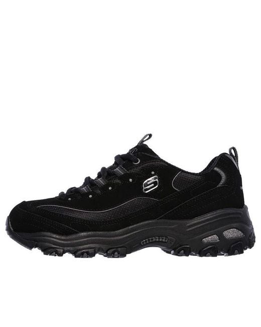 Skechers Black (Wmns) D Lites Sports Shoes