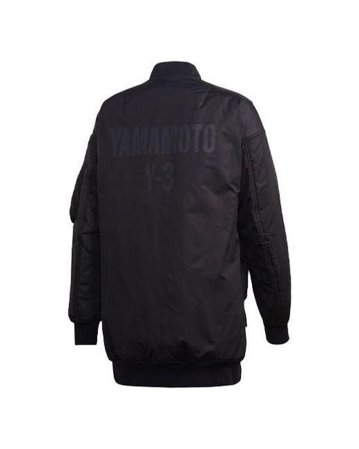 Adidas Blue Y-3 Back Logo Zipper Jacket for men