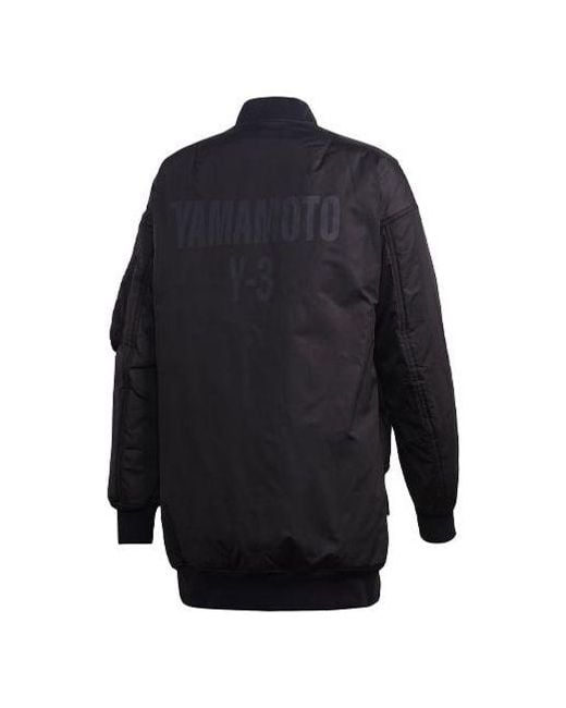 Adidas Blue Y-3 Back Logo Zipper Jacket for men
