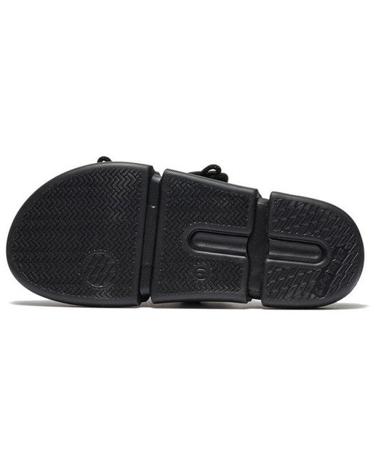 Li-ning Black Reflective Sandals for men