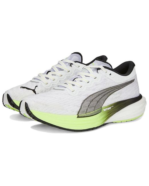 PUMA White (Wmns) Deviate Nitro 2 Fizzy Apple'