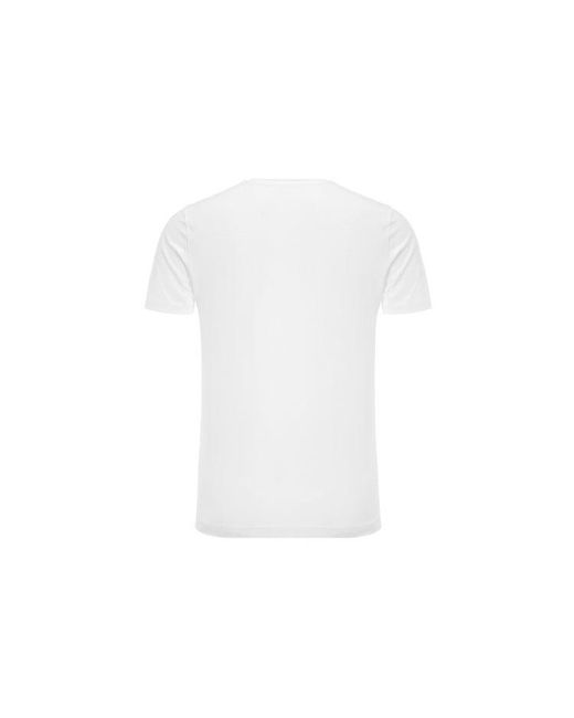 Dior White Round Neck Pullover Short Sleeve for men