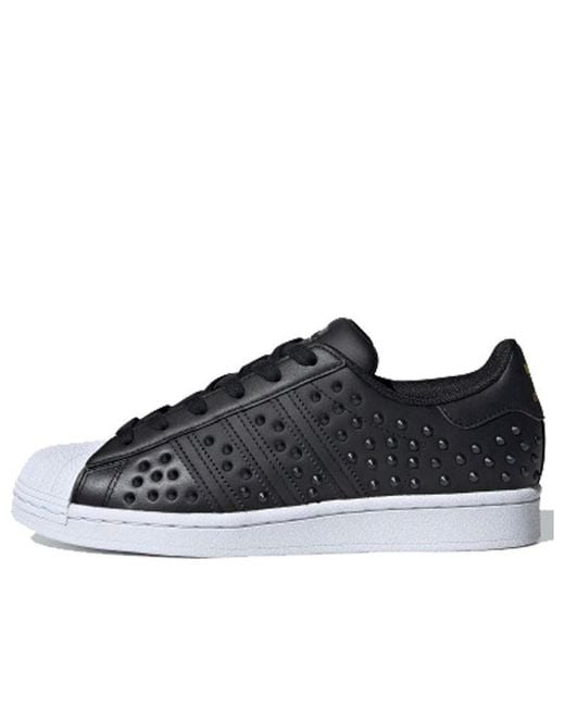 Adidas Black (Wmns) Superstar 'Core Stud'