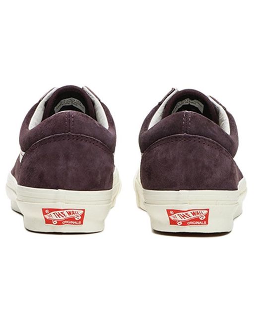 Vans Brown Og Old Skool Lx 'Pig Suede for men