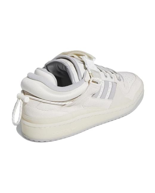 Adidas White X Bad Bunny Forum Buckle Low 'Last Forum' for men