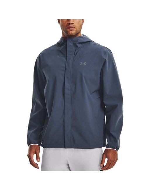 Under Armour Blue Stormproof Cloudstrike Stretch Jacket for men