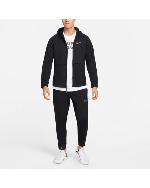 Nike Black Np Tf Turf Thrma Sphr Fleece Lined Pants Asia Sizing for men