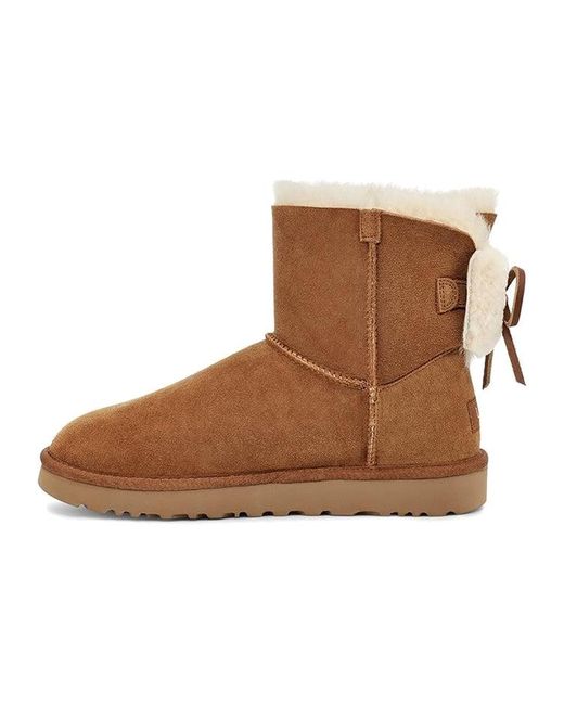 Ugg Brown (Wmns) Classic Dudble Bow Mini