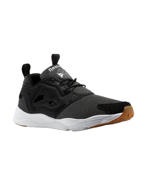 Reebok Black Furylite Heather Sneakers