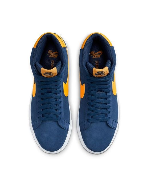 Nike Blue Zoom Blazer Mid Sb 'Michigan' for men