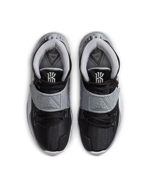 Nike Black Kyrie 6 Team Wolf' for men