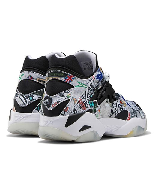 Reebok Blue Pump Court 'Sticker City for men