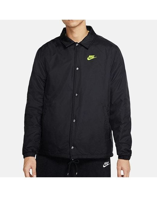 Nike Blue Sportswear Coaches Reversible Fleece Jacket for men