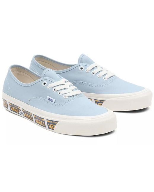 Vans Blue Anaheim Factory Authentic 44 Dx Low-Top Sneakers Light for men