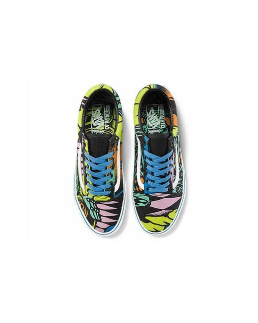 Vans Blue Old Skool Graffiti Multi for men