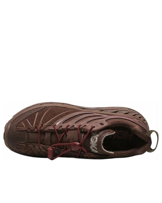 Hoka One One Brown Stinson Evo Og Tp 'Cold Brew Varsity' for men