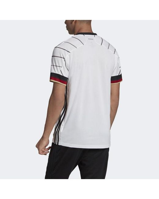 Adidas Blue Soccer/Football Sports Training Short Sleeve Fan Edition Germany Home for men