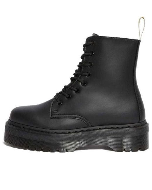 Dr. Martens Black (Wmns) Vegan Jadon Ii Mono Felix Rub Off Vegan for men