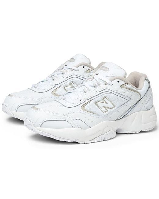 New Balance White (Wmns) 452 Light Cliff'