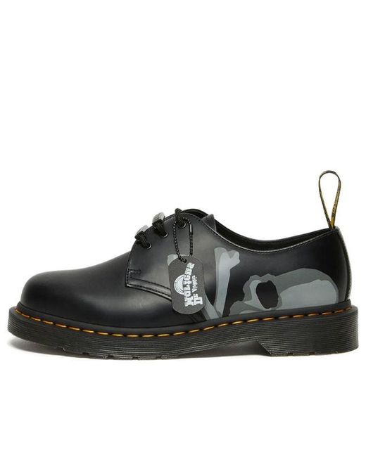 Dr. Martens Bape X Mastermind Japan X 1461 'skull' in Black for Men | Lyst