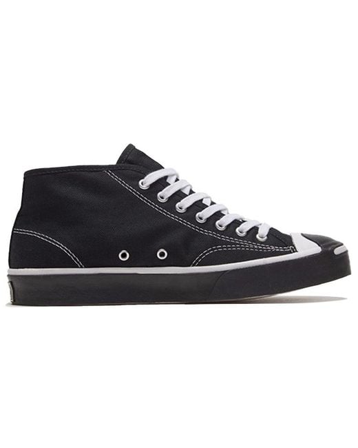 Converse White Jack Purcell Mid for men