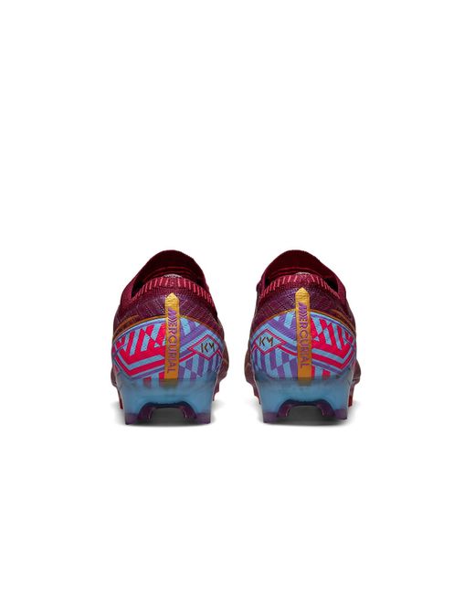 Nike Purple Kylian Mbapp X Zoom Mercurial Vapor 15 Elite Fg 'Dark Beetroot' for men