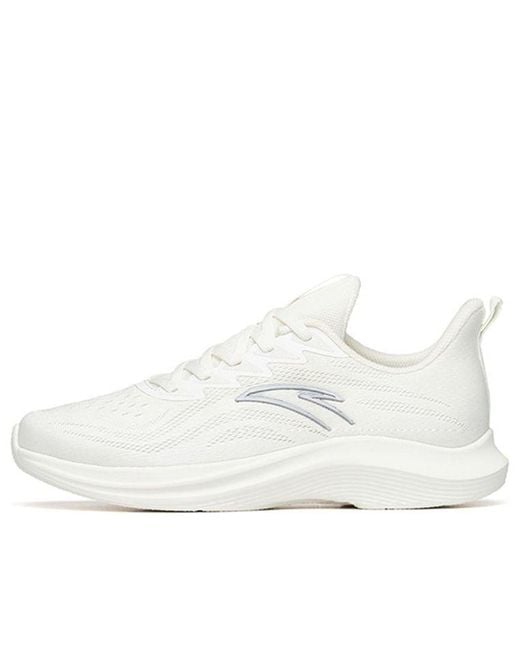 Anta White (Wmns) Running Series Sneakers 'Ivory'