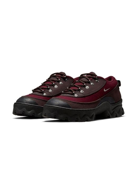 Nike Red (Wmns) Lahar Low Canvas 'Madeira Dark Beetroot'