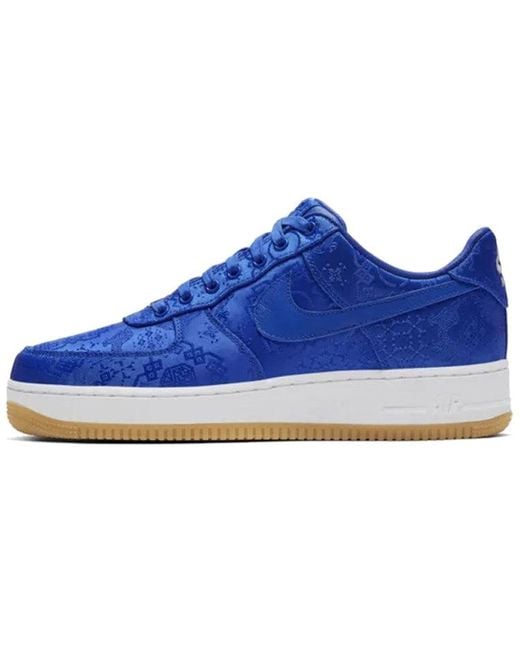 Nike Blue X Clot Air Force 1 Prm 'Royal Silk' for men