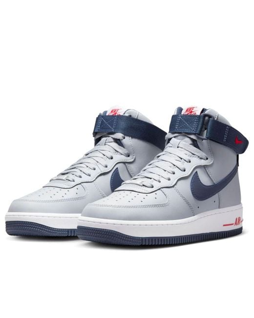 Nike Blue (Wmns) Air Force 1 High 'New England Patriots'