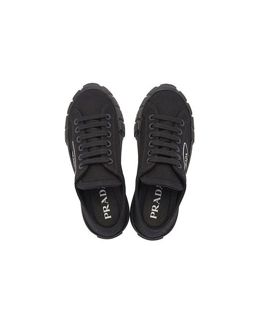 Prada Black (Wmns) Cassetta Wheel Sneakers