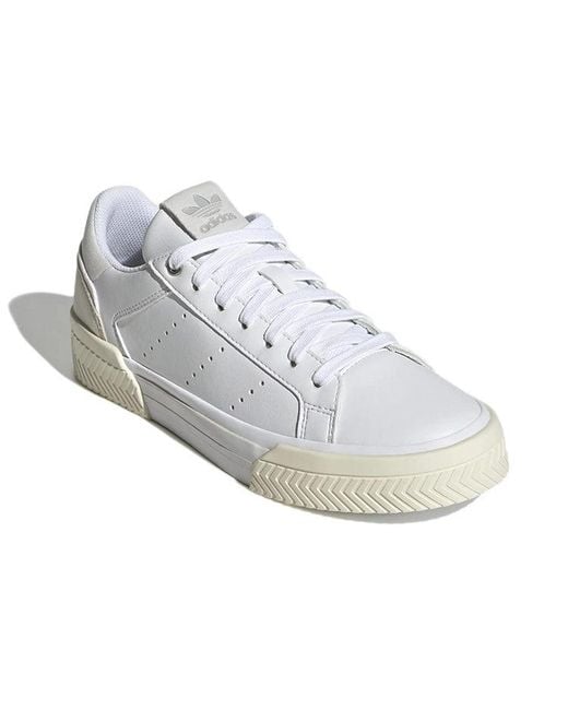 Adidas White (Wmns) Originals Court Tourino