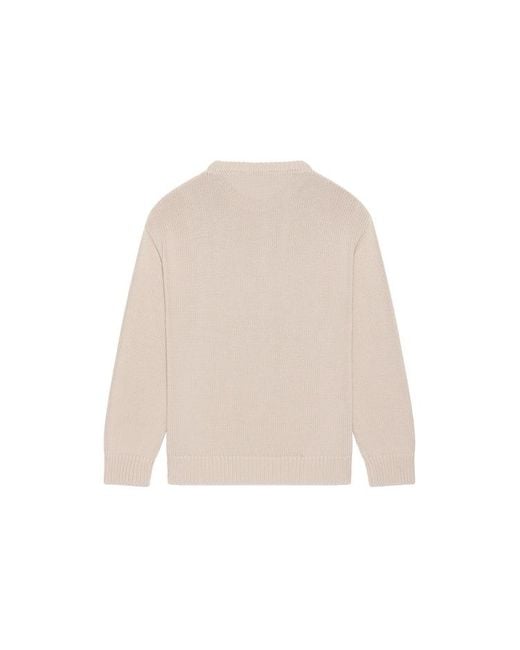 Balenciaga White Bb Laurel Crown Logo Crewneck Knitted Sweater