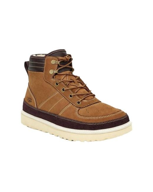 Ugg Brown Highland High Top Lacing Fleece Lined for men
