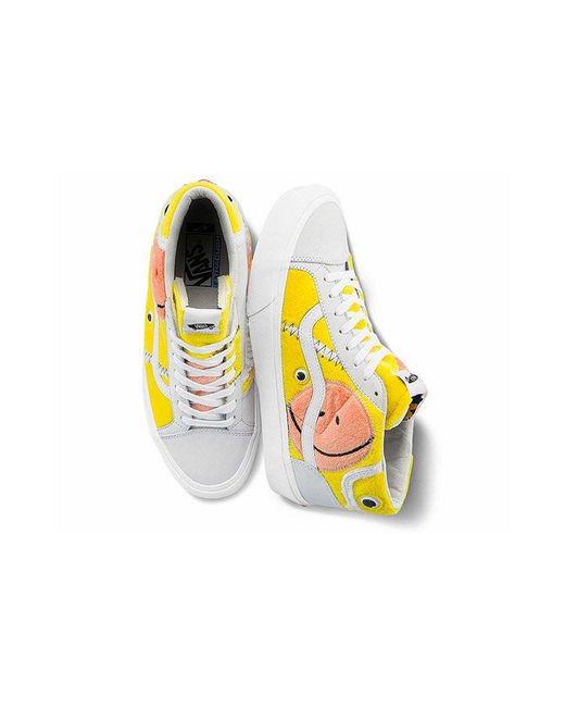 Vans Yellow Mid Zoo Skool Vlt Lx for men