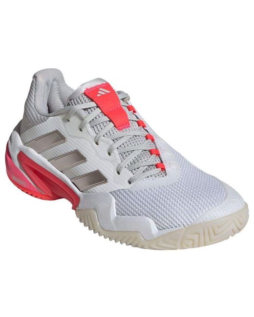 Adidas White Barricade 13 'Champagne Metallic Lucid' for men