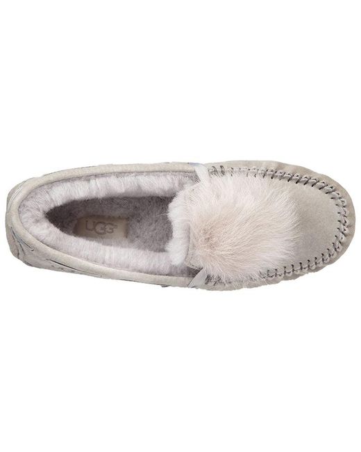 Ugg Gray (Wmns) Dakota Pom Pom Slip On