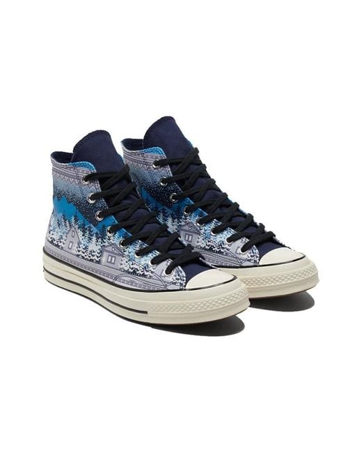 Converse Blue Chuck 70 Hi 'Holiday Sweater