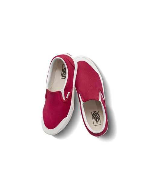 Vans Red Classic Slip-On 138 'Tango' for men