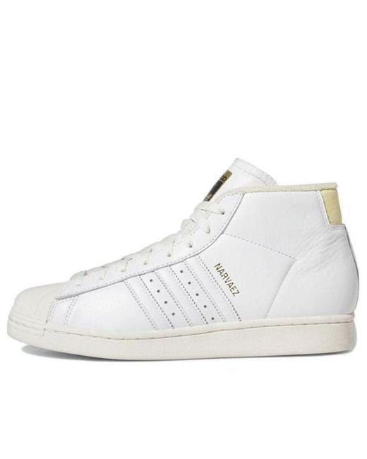 Adidas White Sam Narvaez X Pro Model Adv 'Cloud' for men