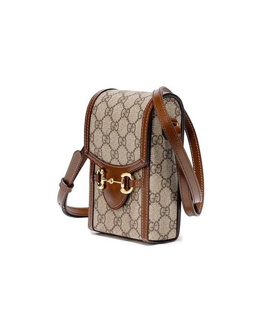 Gucci Brown Horsebit 1955 Mini Bag for men