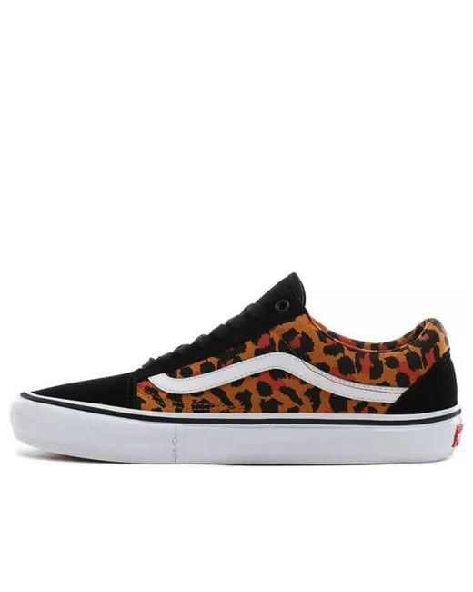 Vans Brown Old Skool Pro 'Leopard' for men