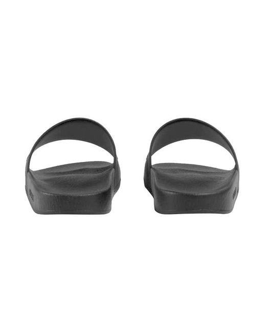 Gucci Black Logo Rubber Slide for men