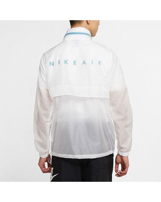 Nike Blue Sportswear Full-Length Zipper Cardigan Jacket for men