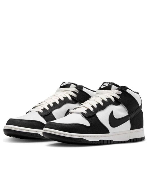 Nike Black Dunk Mid for men
