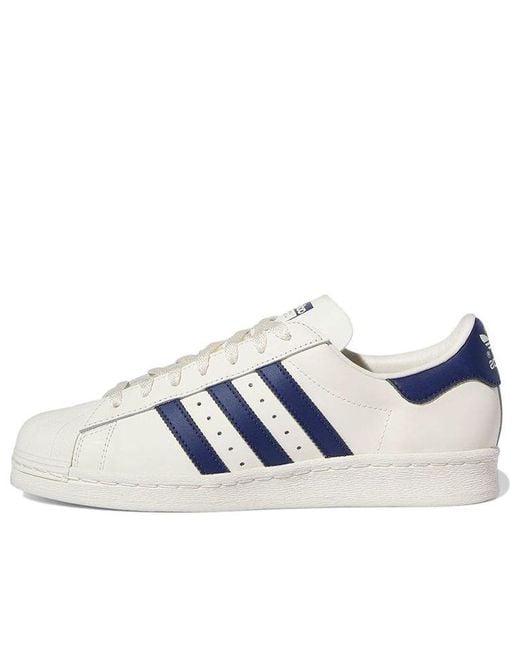 adidas Superstar 80s 'footwear White Trace Blue Grey Two' for Men