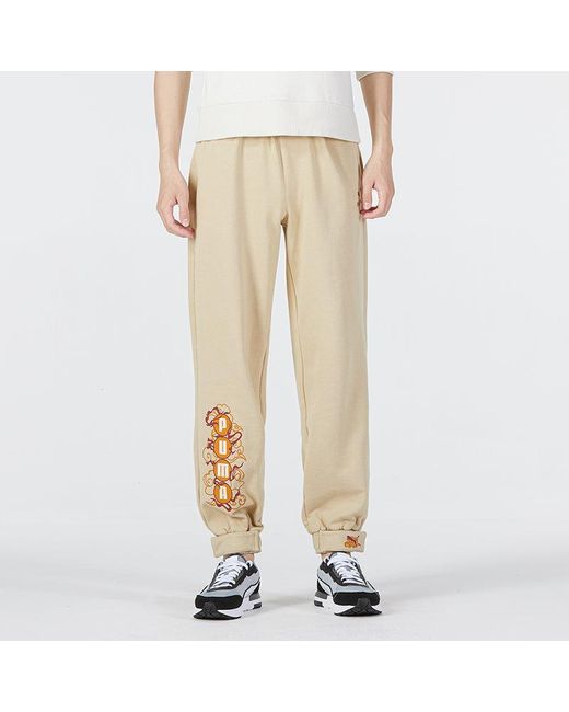 PUMA Natural Das Cc Label Knit Pants for men