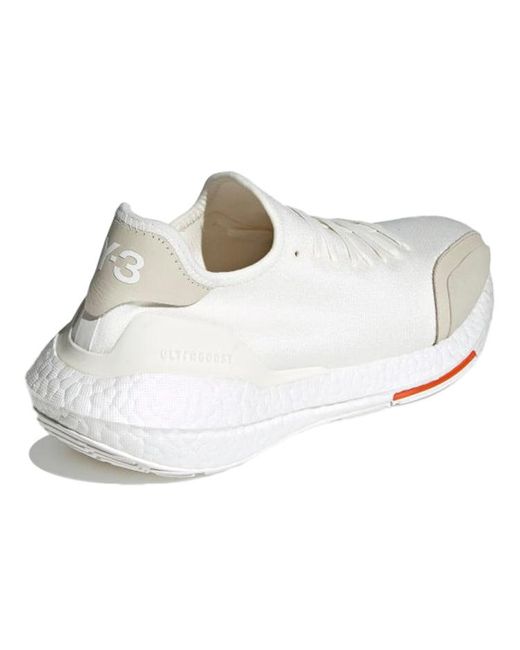 Adidas White Y-3 Ultra Boost 21 Bold' for men