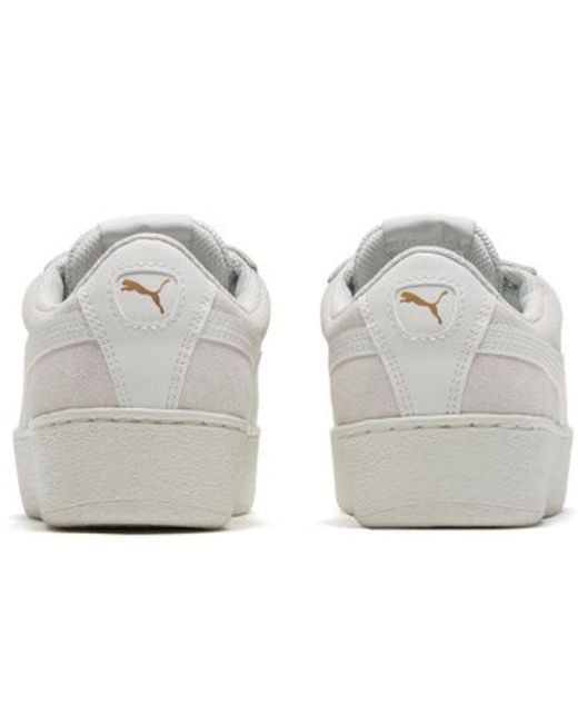 PUMA White (Wmns) Vikky Platform Mo