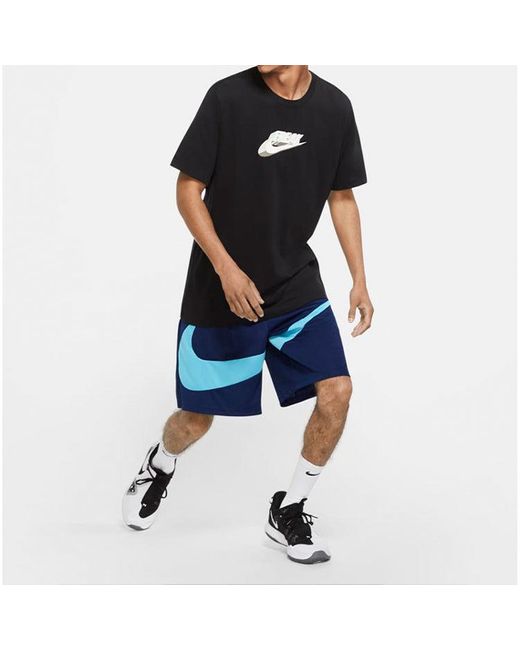 Nike Black Dri-Fit Giannis Swoosh Freak Letter Basketball T-Shirt for men